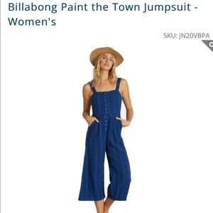 Billabong paint the town jumpsuit, navy